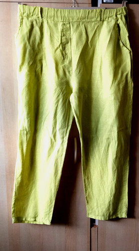 Italian plain linen palazzo - plain,