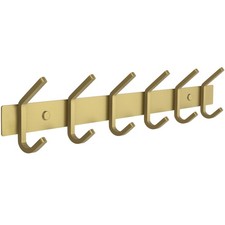 Brushed Gold Wall Mounted Coat