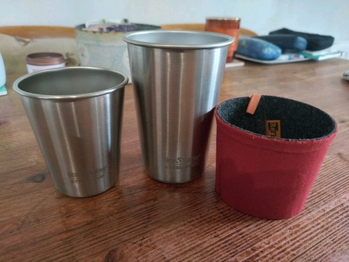 Klean canteen steel pint - steel, and