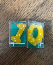 Birthday Candles 0 and 1 Number Cake Topper Party Decoration Cake Candle