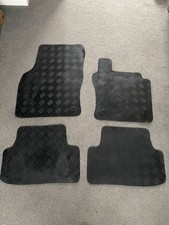 Fits Seat Leon Mk3 2013-2020 Tailored Rubber Car Mats Black 4pc Floor Set