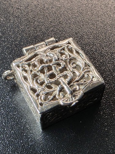 Vintage sterling silver pill - vintage,