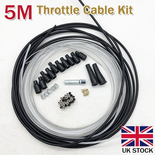 Throttle cable kit universal - cable,