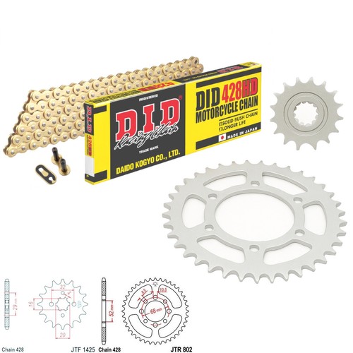 Rv90 chain and sprocket - and,