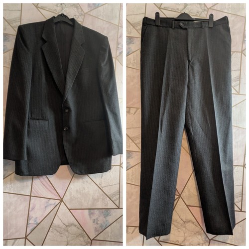 Debenhams dark grey - pin, stripe