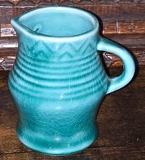 Vintage Rare Staffordshire Roddy Ware England, Small Green Vase,Jug, c.1930