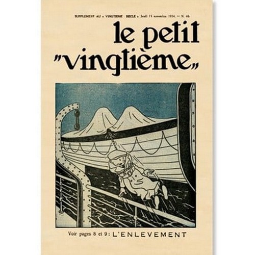 Tintin petit vingtième le - tintin,
