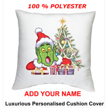 Personalised Grinch Cushion