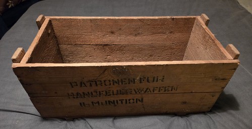 German wooden ammo - ammo, crate