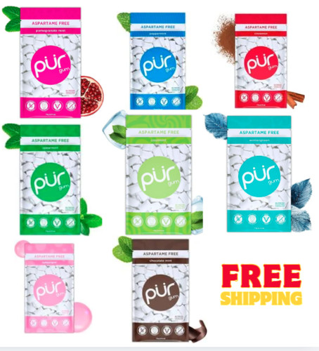 Pur 100 xylitol chewing gum - pur, 100%