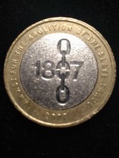  RARE,ERROR , 2007 £2 Coin