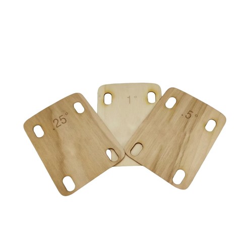 Pieces guitar neck shim - 3,