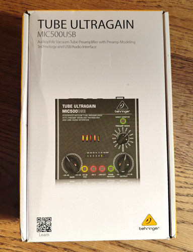Behringer mic500usb vacuum - behringer,