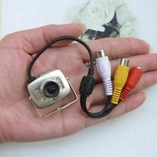 Mini CCTV IR night vision color Security home HD audio Video micro 600TVL camera