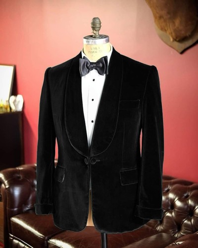 Men smoking jacket - men's,