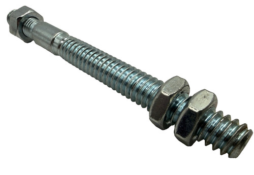 Tow hook hole threaded bar - threaded,