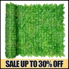 3M Artificial Hedge Fake Ivy Leaf Garden Fence Privacy Screening Roll Wall Panel
