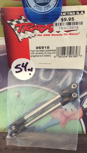 Traxxas 5818 steel push rod - steel,