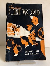 SCARCE "Amateur Cine World" January 1954 - vintage booklet - FREE P/P !