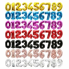 32" 40" Giant Foil Number Balloons letter Air Helium Birthday Age Party Wedding