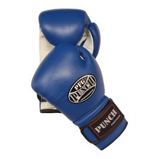 Punch Fight Gear Blue & white Boxing Gloves without size label 16oz for £24.99