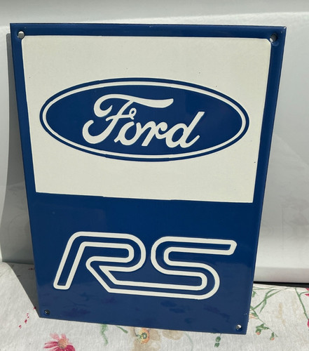 Ford enamel metal sign - rs,