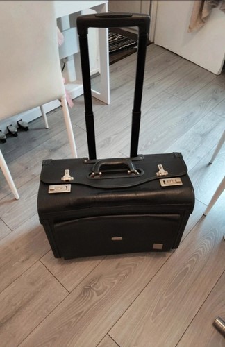 Leather pilot case laptop - laptop, bag