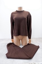 Zara Womens Tracksuit Size S Small Brown Jumper And Pants GC