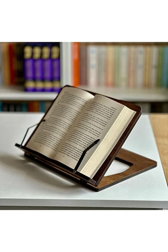 Wooden adjustable book - , reading