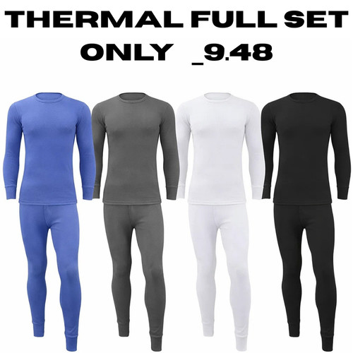 Mens thermal long johns top - mens,