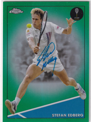 Stefan edberg signed topps - stefan,