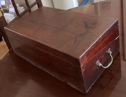 Antique campaign box victorian - antique,