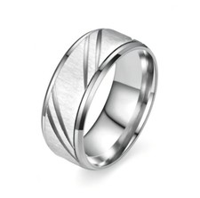 Men's Woman’s Silver 8mm