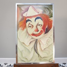 Painting of Clown Acrylic on