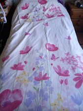 Next Single Quilt Cover And Pillowcase Flowers And Butterflies floral Used