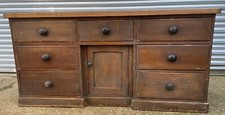 Victorian Antique Painted Pine Dresser Base Original Paint Delivery Available