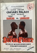 Rare vintage programme Marvin