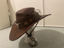 Cowboy And Western Dark Brown Cowboy Ranch Hat, Halloween Party Adult Costume