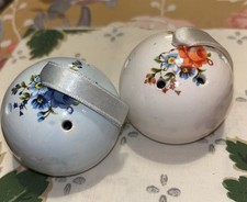 Vintage Ceramic Pomanders x 2