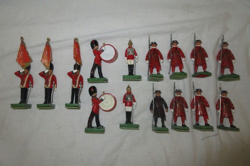 Vintage metal toy soldier - vintage,