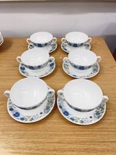 Wedgwood “Clementine” Bone China Soup Cup / Coupe And Saucer