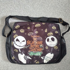 Disney Store Tokyo Nightmare Before Christmas Jack Skellington Messenger Bag VGC