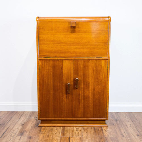 Art deco walnut cantilever - art,