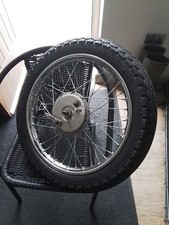 Bsa Bantam D7 D10 D14 FRONT Wheel New Rim AND Dunlop Tyre
