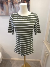 John lewis ladies stripe khaki - ladies,