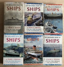 6 Different Observer Books with Dust Jackets Ships