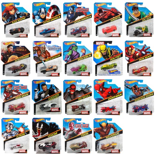 Hot wheels marvel character - hot,