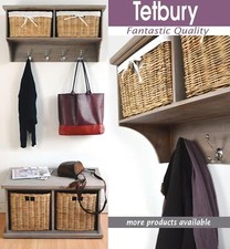 Entryway Storage Bench Hanging