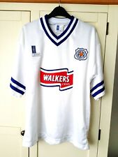 Leicester City Away Shirt 1996. Medium. Original White Adults Football Top M.