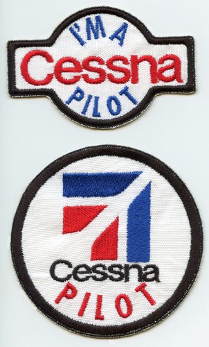 Cessna pilot patch - cessna,